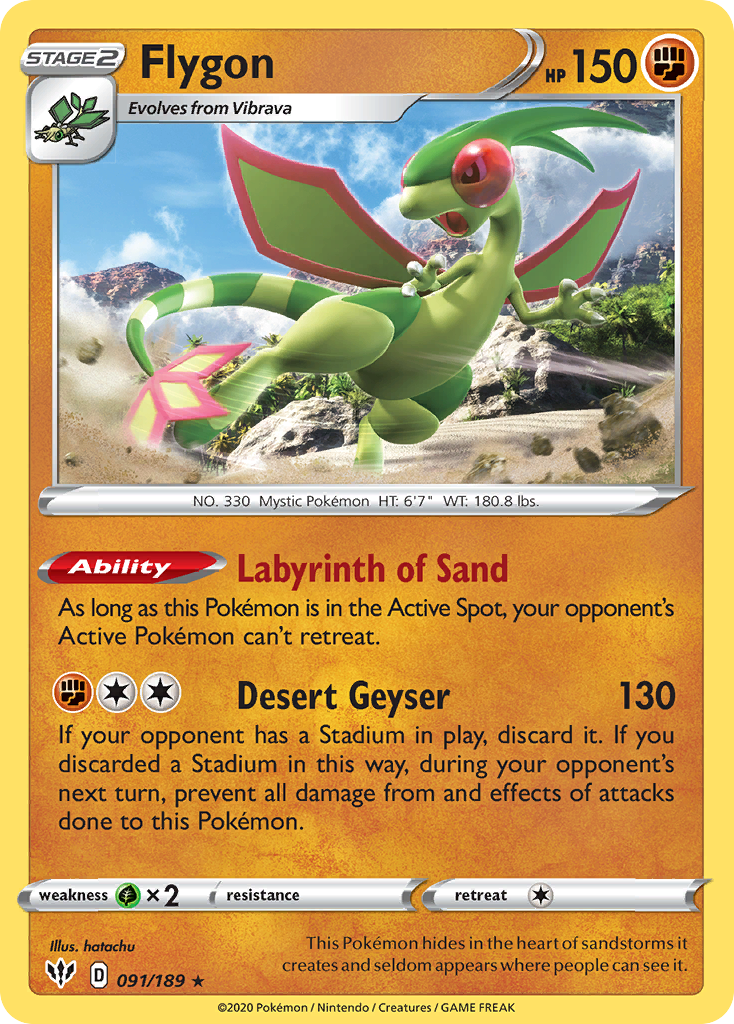 Darkness Ablaze Flygon #91/189